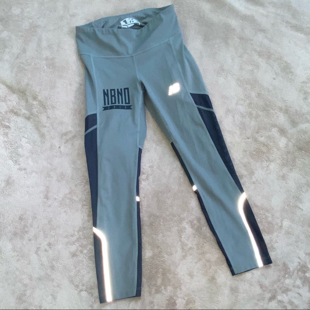 New Balance NBNO leggings Small Army Green Black